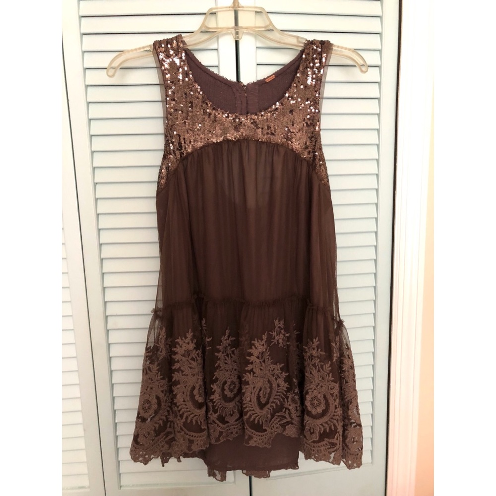 Free people sequin tank